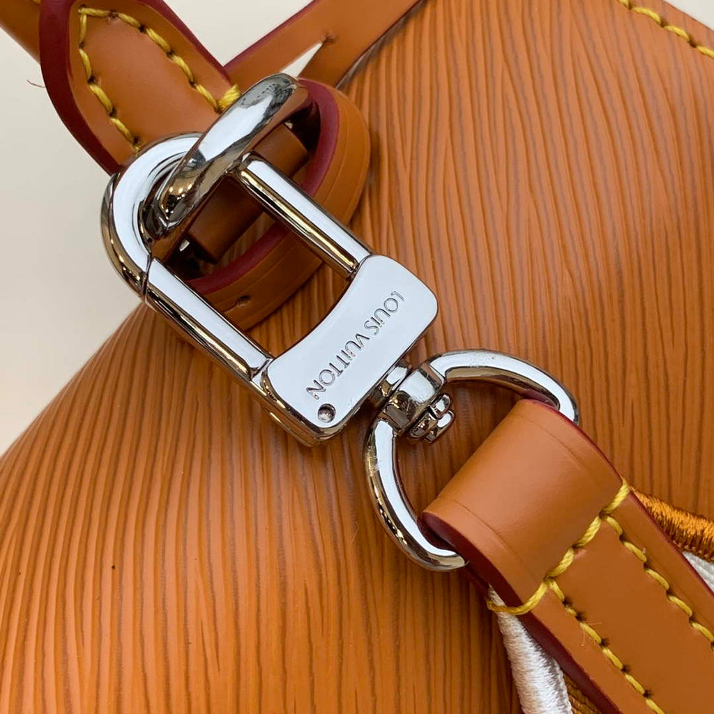 LV M58931 Louis Vuitton Cluny Mini Epi Handbag Gold Miel