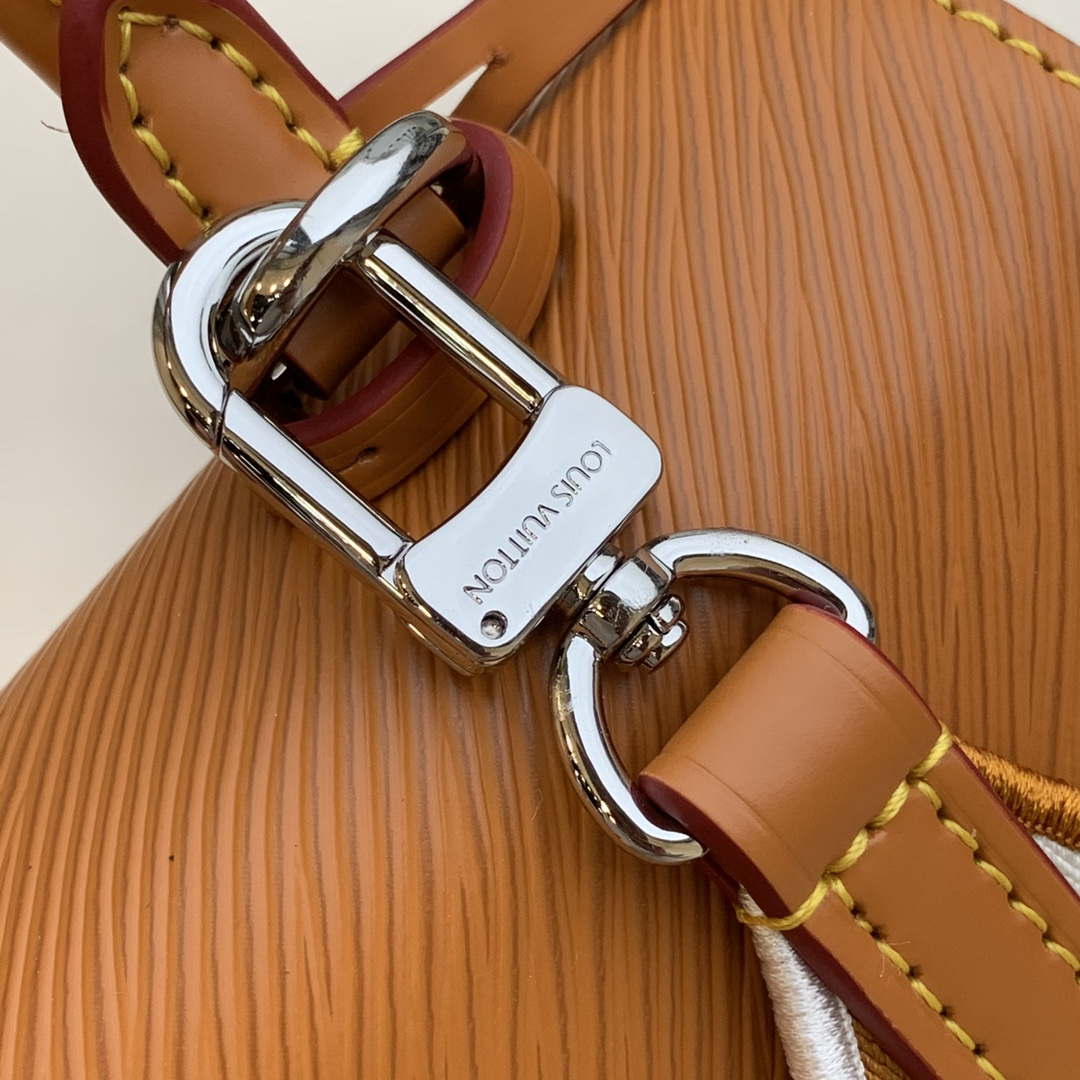 LV M58931 Louis Vuitton Cluny Mini Epi Handbag Gold Miel - Default Title - View 6