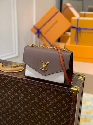 LV M58949 Louis Vuitton Mylockme Chain Bag Smokey Brown - Default Title - View 1