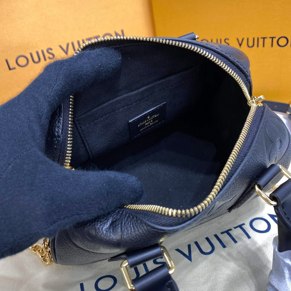 LV M58953 Louis Vuitton Speedy Bandouliere 20 Bag Black