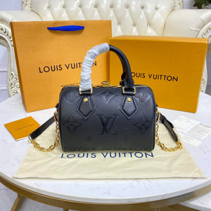 LV M58953 Louis Vuitton Speedy Bandouliere 20 Bag Black - Default Title - View 3