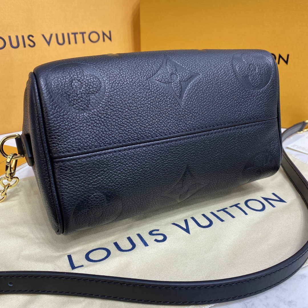 LV M58953 Louis Vuitton Speedy Bandouliere 20 Bag Black