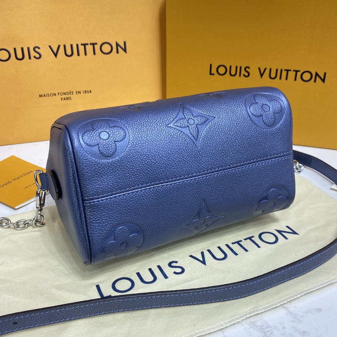 LV M58953 Louis Vuitton Speedy Bandouliere 20 Bag Blue