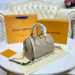 LV M58953 Louis Vuitton Speedy Bandouliere 20 Bag Cr¨¨me Beige - Default Title - View 2