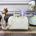 LV M58953 Louis Vuitton Speedy Bandouliere 20 Bag White