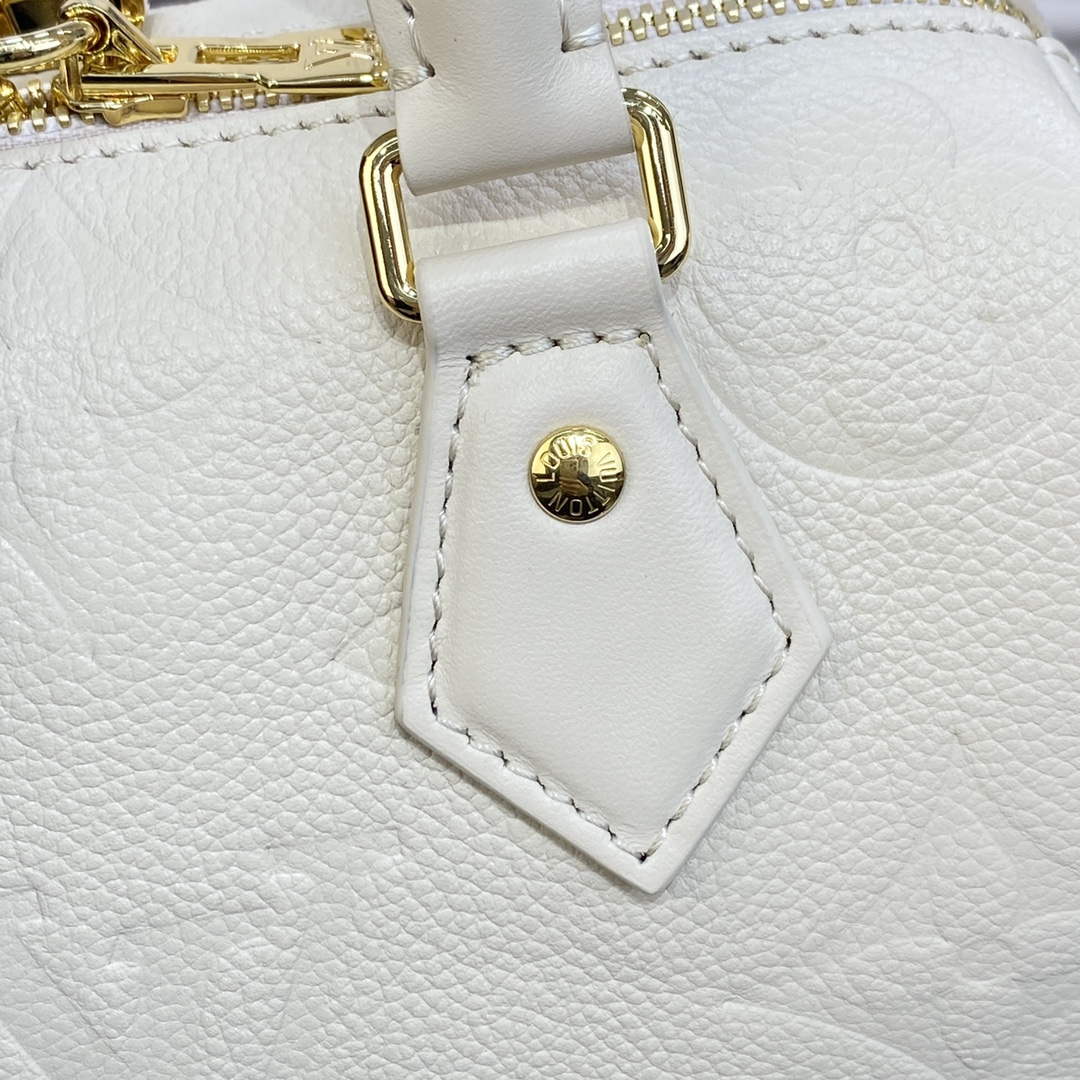 LV M58953 Louis Vuitton Speedy Bandouliere 20 Bag White