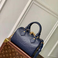 LV M58953 Louis Vuitton Speedy Bandouliere 20 Handbag Dark Blue - Default Title - View 1