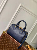 LV M58953 Louis Vuitton Speedy Bandouliere 20 Handbag Dark Blue