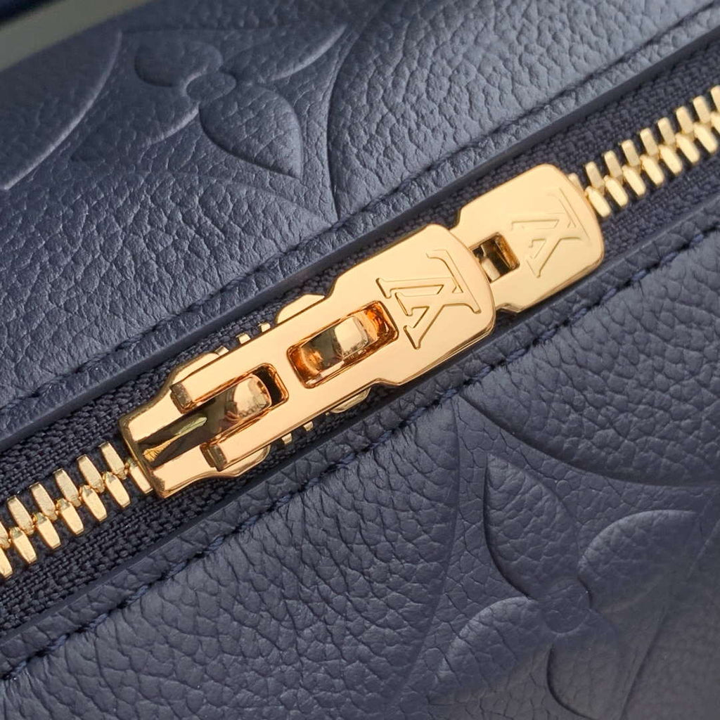 LV M58953 Louis Vuitton Speedy Bandouliere 20 Handbag Dark Blue