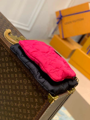 LV M58980 Louis Vuitton Maxi Multi Pochette Accessoires Bag M58977 Black and Fuchsia - Default Title - View 4