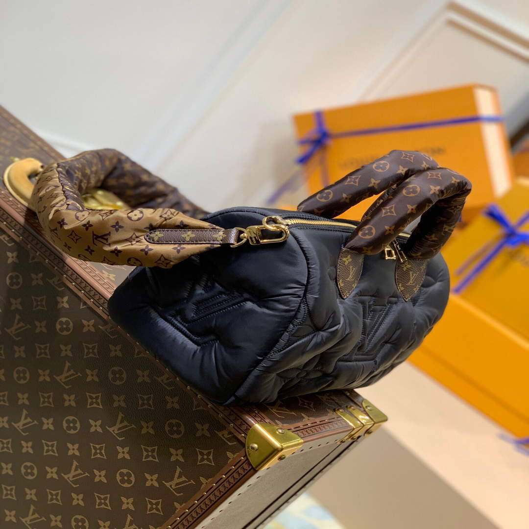 LV M59008 Louis Vuitton Speedy Bandouliere 25 Bag M59009 Black - Default Title - View 2