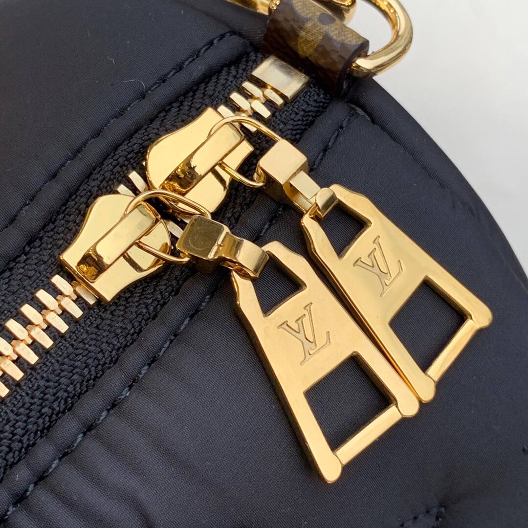 LV M59008 Louis Vuitton Speedy Bandouliere 25 Bag M59009 Black - Default Title - View 6