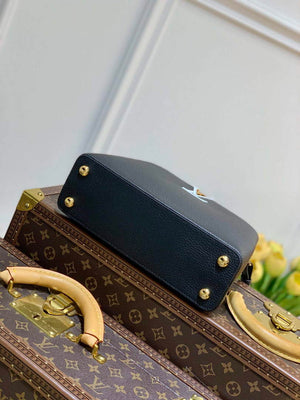 LV M59021 Louis Vuitton Capucines BB Handbag Black - Default Title - View 5
