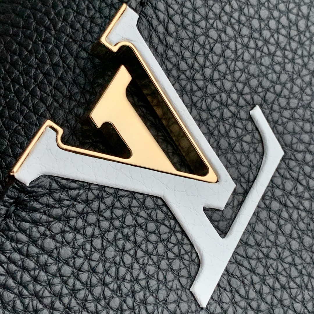 LV M59021 Louis Vuitton Capucines BB Handbag Black - Default Title - View 6