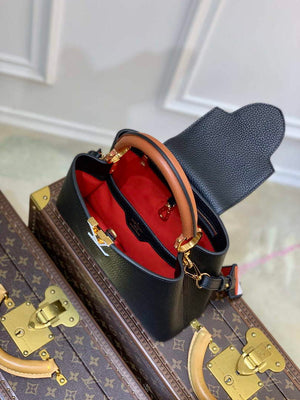 LV M59021 Louis Vuitton Capucines BB Handbag Black - Default Title - View 9