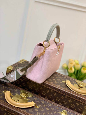 LV M59061 Louis Vuitton Capucines BB Handbag Rose Beige - Default Title - View 3