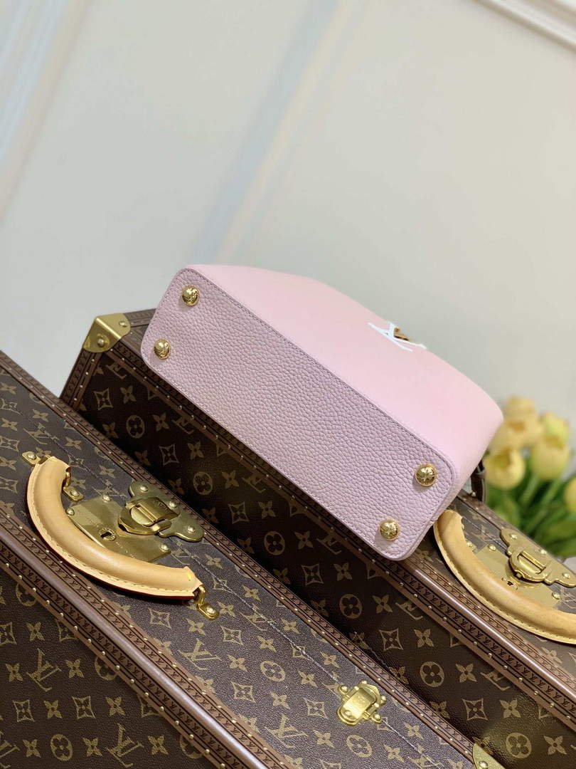 LV M59061 Louis Vuitton Capucines BB Handbag Rose Beige - Default Title - View 4