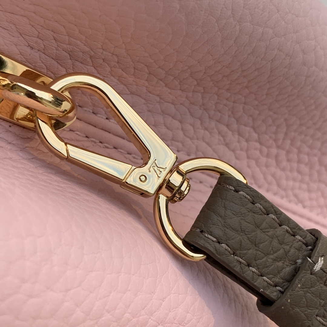 LV M59061 Louis Vuitton Capucines BB Handbag Rose Beige - Default Title - View 5