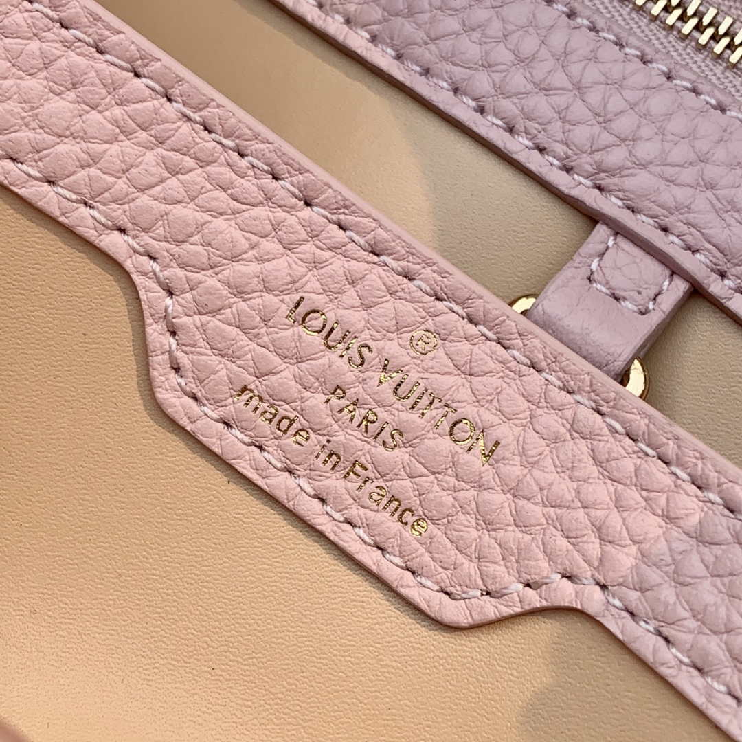 LV M59061 Louis Vuitton Capucines BB Handbag Rose Beige - Default Title - View 7