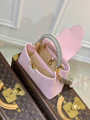 LV M59061 Louis Vuitton Capucines BB Handbag Rose Beige - Default Title - View 8