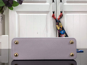 LV M59066 Louis Vuitton Capucines BB Handbag Taro Purple - Default Title - View 4