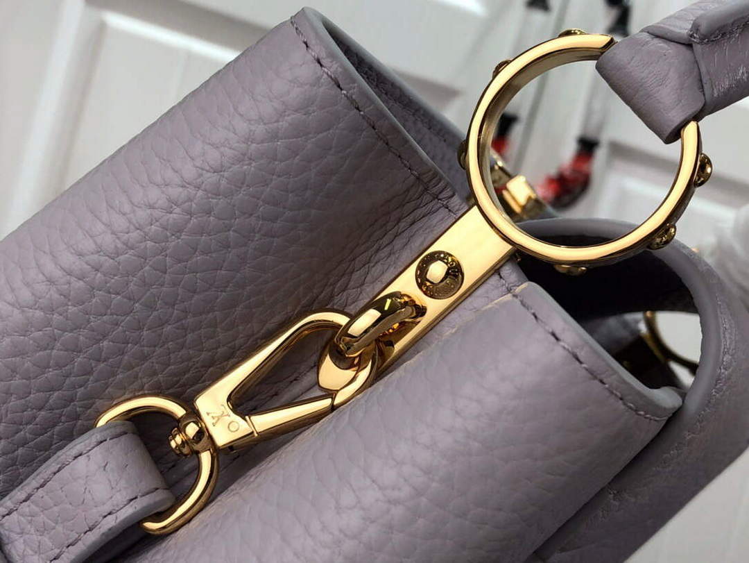 LV M59066 Louis Vuitton Capucines BB Handbag Taro Purple - Default Title - View 6
