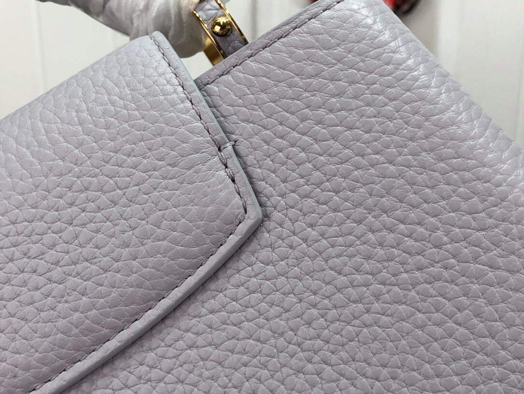 LV M59066 Louis Vuitton Capucines BB Handbag Taro Purple - Default Title - View 7