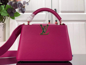 LV M59066 Louis Vuitton Capucines BB Handbag Deep Rose - Default Title - View 1