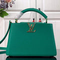 LV M59066 Louis Vuitton Capucines BB Handbag Green - Default Title - View 1