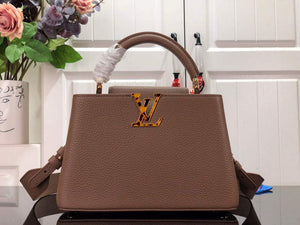 LV M59066 Louis Vuitton Capucines BB Handbag Light Brown - Default Title - View 1