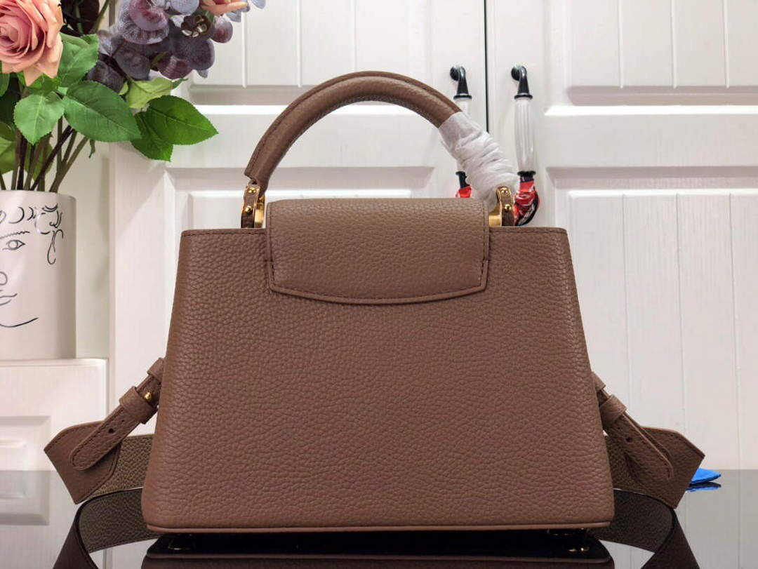 LV M59066 Louis Vuitton Capucines BB Handbag Light Brown - Default Title - View 3