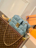 LV M59115 Louis Vuitton M59116 Troca PM Shoulder Bag Glacier Blue