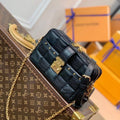LV M59116 Louis Vuitton M59115 Troca PM Shoulder Bag Black