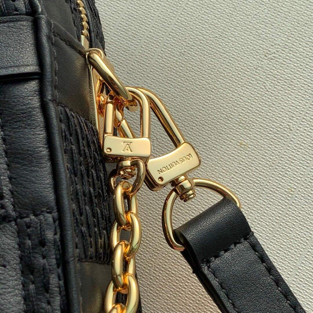 LV M59116 Louis Vuitton M59115 Troca PM Shoulder Bag Black