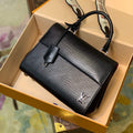 LV M59134 Louis Vuitton Cluny BB Handbag Black - Default Title - View 1
