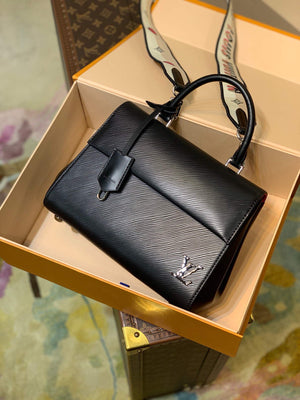 LV M59134 Louis Vuitton Cluny BB Handbag Black - Default Title - View 1