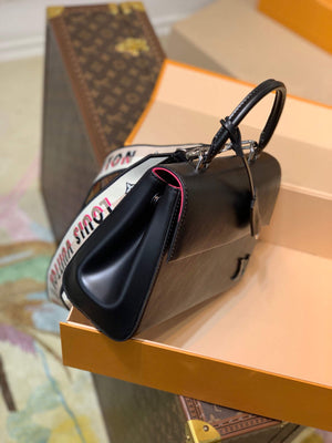 LV M59134 Louis Vuitton Cluny BB Handbag Black - Default Title - View 3