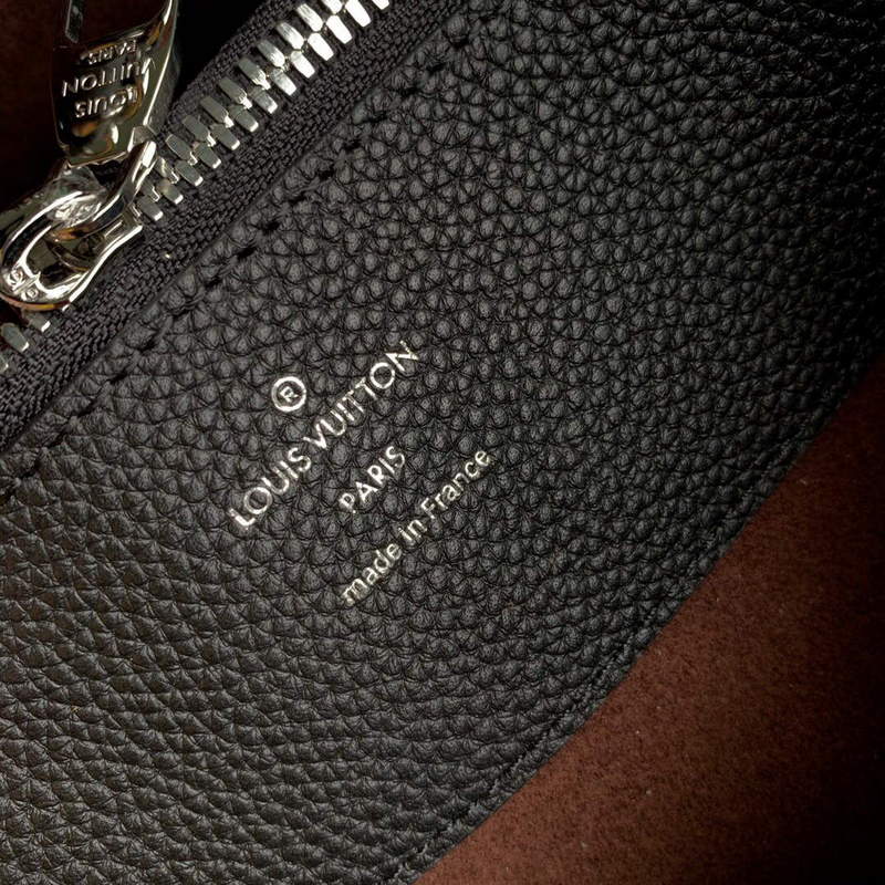 LV M59200 Louis Vuitton Bella Tote Mahina Black - Default Title - View 7