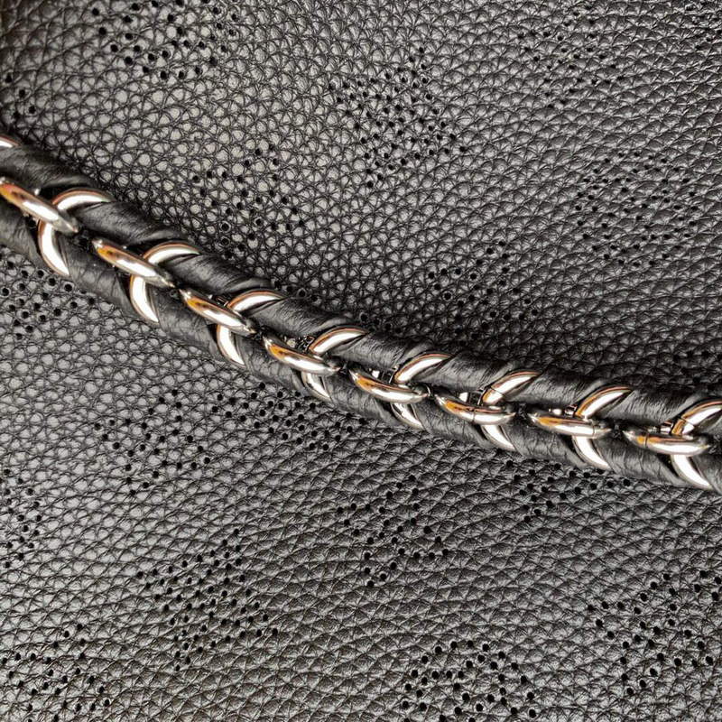LV M59200 Louis Vuitton Bella Tote Mahina Black - Default Title - View 8