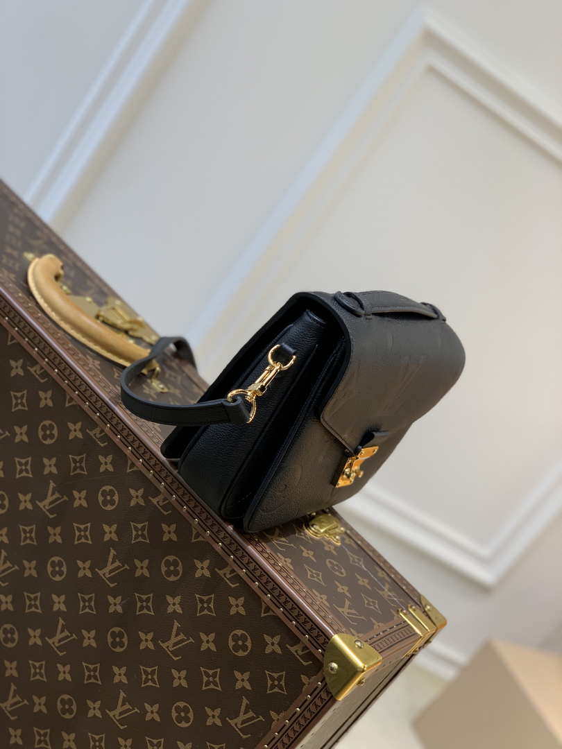 LV M59211 Louis Vuitton Empreinte Pochette Metis M41487 Black - Default Title - View 3