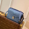 LV M59211 Louis Vuitton Empreinte Pochette Metis M41487 Navy Blue Sliver - Default Title - View 1