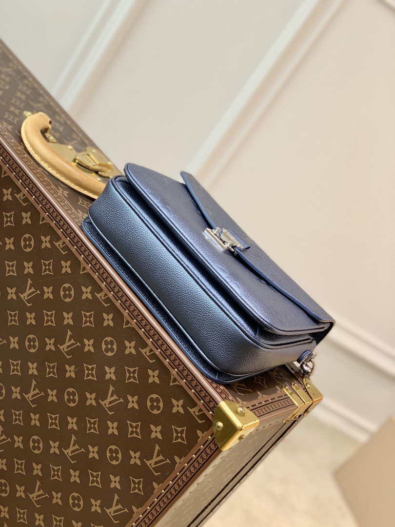 LV M59211 Louis Vuitton Empreinte Pochette Metis M41487 Navy Blue Sliver - Default Title - View 4