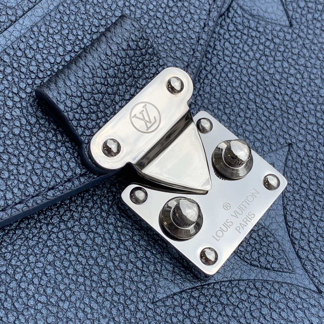 LV M59211 Louis Vuitton Empreinte Pochette Metis M41487 Navy Blue Sliver