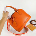 LV M59217 Louis Vuitton Alma BB Epi Handbag Orange - Default Title - View 1