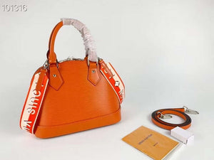 LV M59217 Louis Vuitton Alma BB Epi Handbag Orange - Default Title - View 3