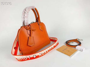 LV M59217 Louis Vuitton Alma BB Epi Handbag Orange - Default Title - View 7