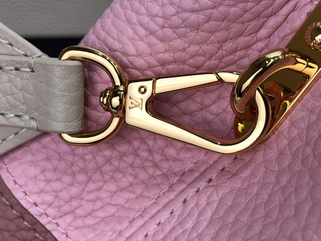 LV M59268 Louis Vuitton Capucines Mini Handbag M59269 Rose - Default Title - View 7