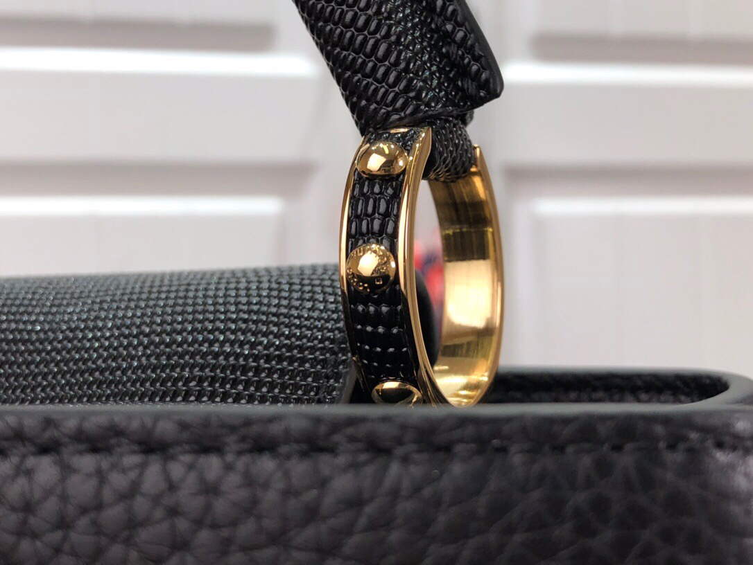 LV M59269 Louis Vuitton Capucines BB Handbag Black - Default Title - View 5