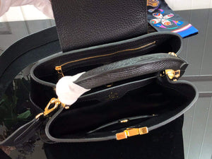 LV M59269 Louis Vuitton Capucines BB Handbag Black - Default Title - View 7
