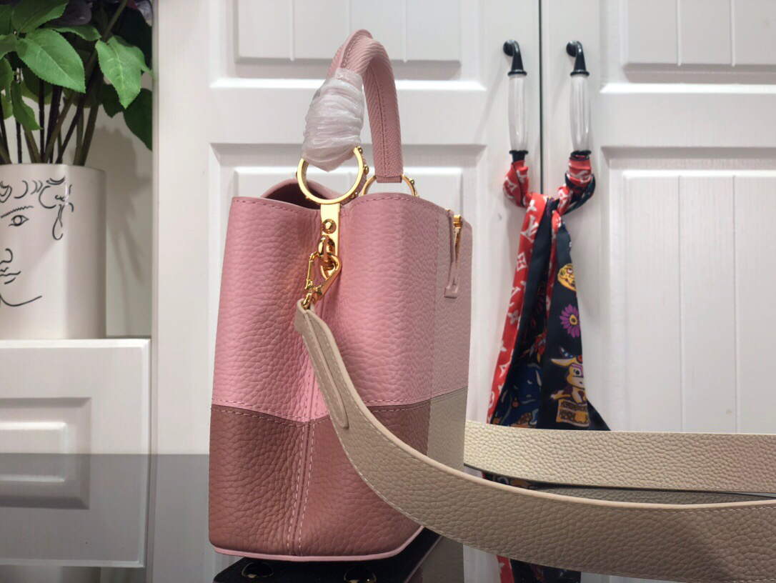 LV M59269 Louis Vuitton Capucines BB Handbag Rose - Default Title - View 2